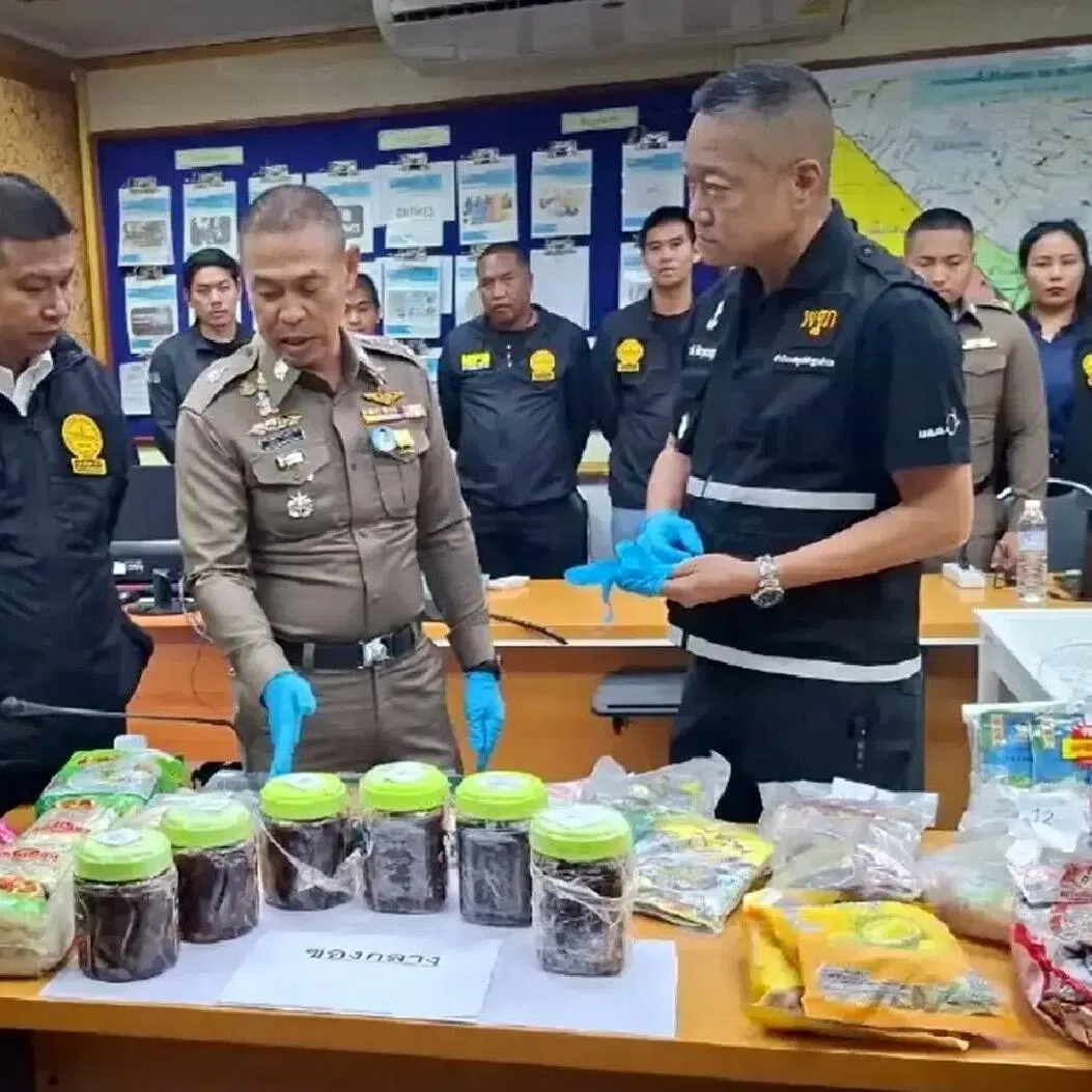 The jars contained more than 2kg of crystal methamphetamine.