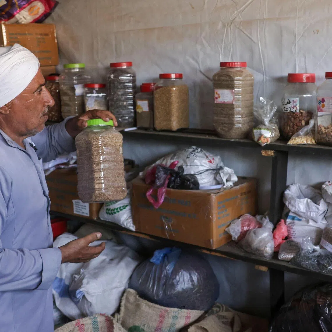 The Al Qarara Seed Bank in Deir el-Balah is rebuilding its stocks of Gaza’s heirloom seeds that were destroyed during the Israel-Hamas war.