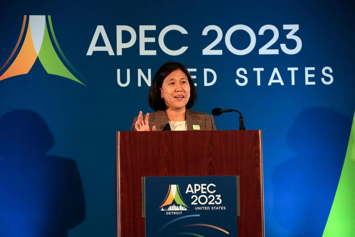 Closing out two days of talks in Detroit, the Apec host, US Trade Representative Katherine Tai, issued a chair’s statement summarising the discussions.