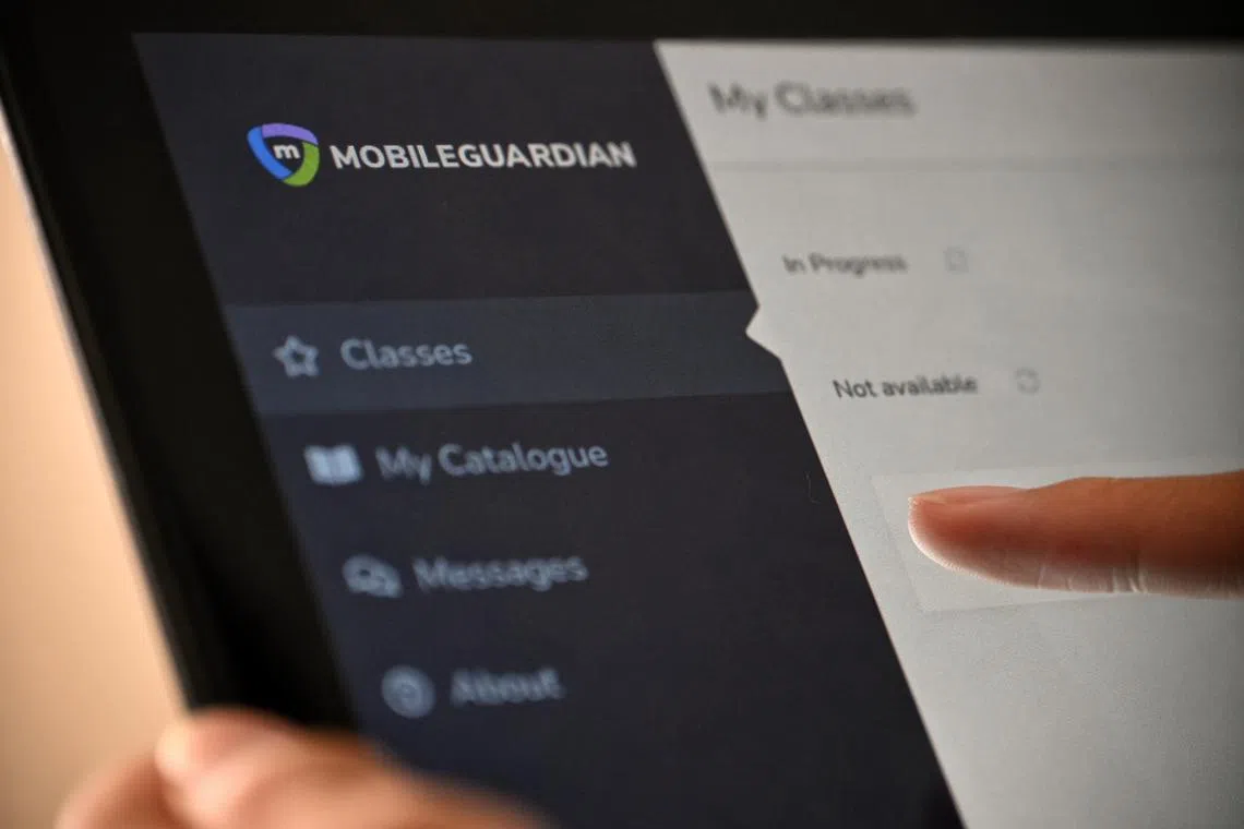 Mobile Guardian is one of two companies that MOE uses to provide DMA solutions on students’ personal learning device.