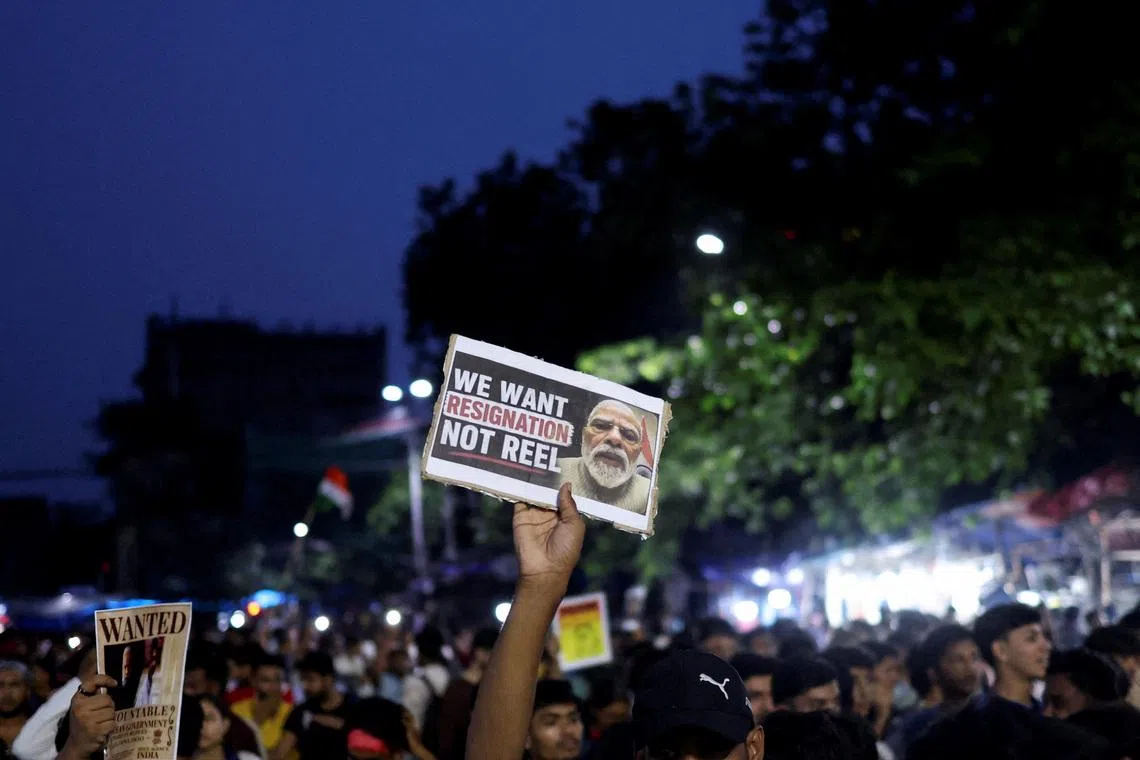 India's Modi under pressure as youth protest leaders set for more talks