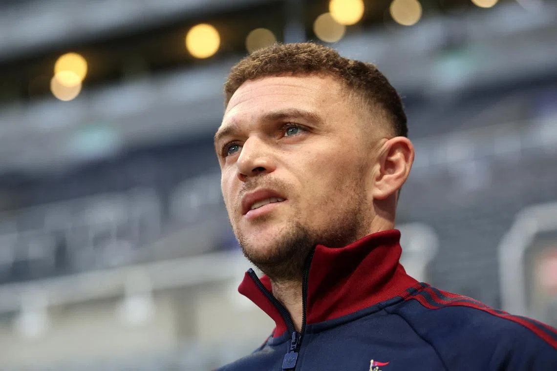 Soccer Football - UEFA Champions League - Round 16 - First Leg - Newcastle United v FC Barcelona - St James' Park, Newcastle, Britain - March 10, 2026 Newcastle United's Kieran Trippier arrives at the stadium before the match REUTERS/Scott Heppell/File Photo