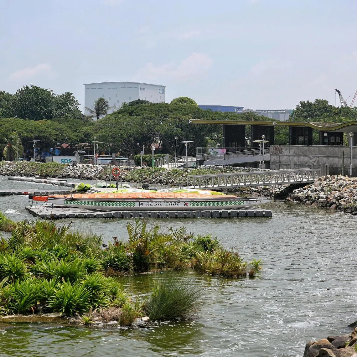 Water activities in Pandan Reservoir were suspended for two days, with the authorities launching search-and-capture operations in the area.