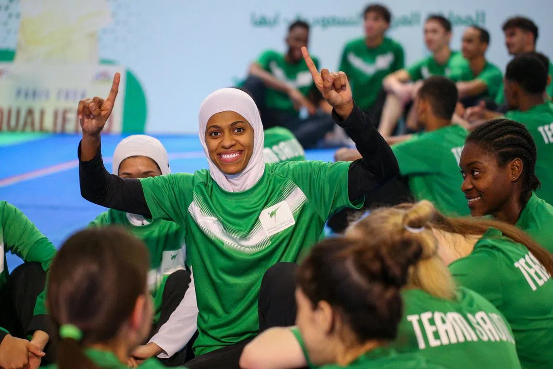 Saudi taekwondo competitor Donia Abu Taleb dreams of bringing home the Gulf kingdom’s first gold medal when she competes in Paris.