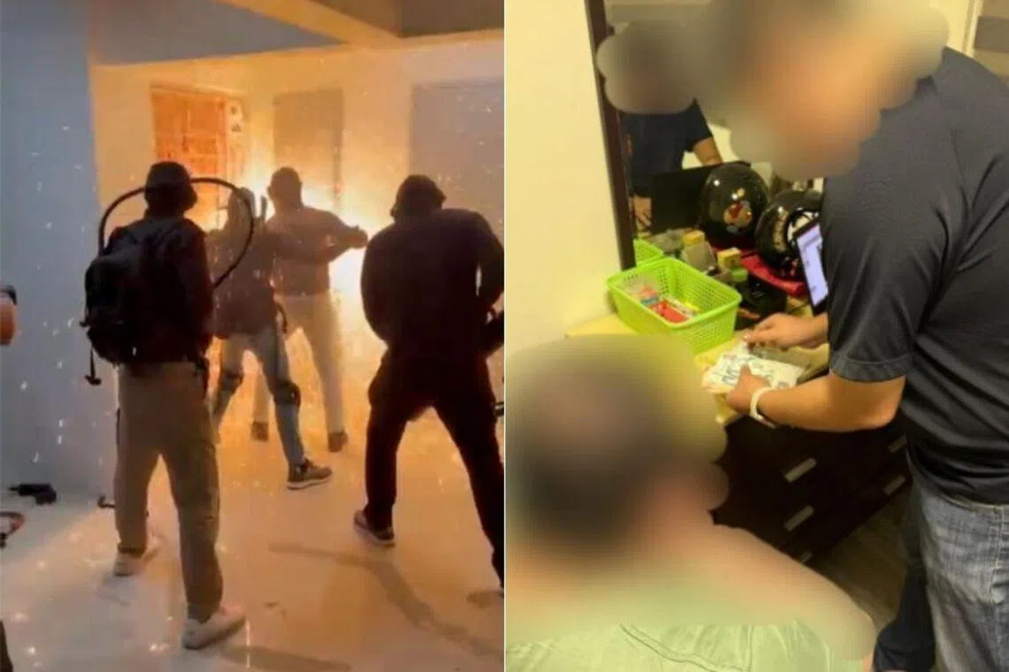 6 arrested for suspected involvement in conducting unlawful gambling operations