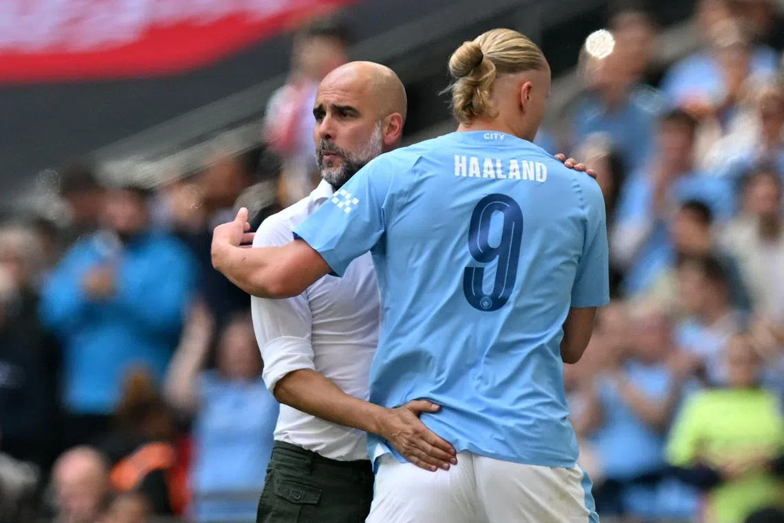 Manchester City manager Pep Guardiola will once again depend largely on striker Erling Haaland to provide the goals this season.