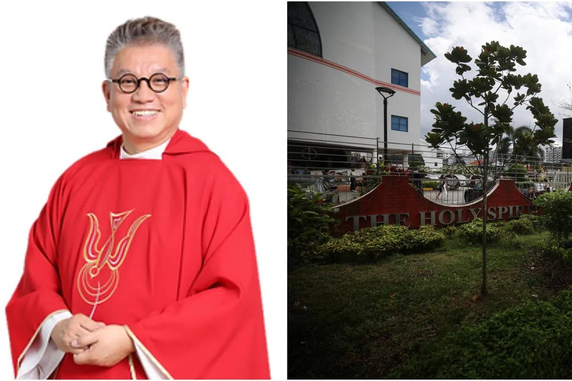 Father Cary Chan is the church’s assistant parish priest.