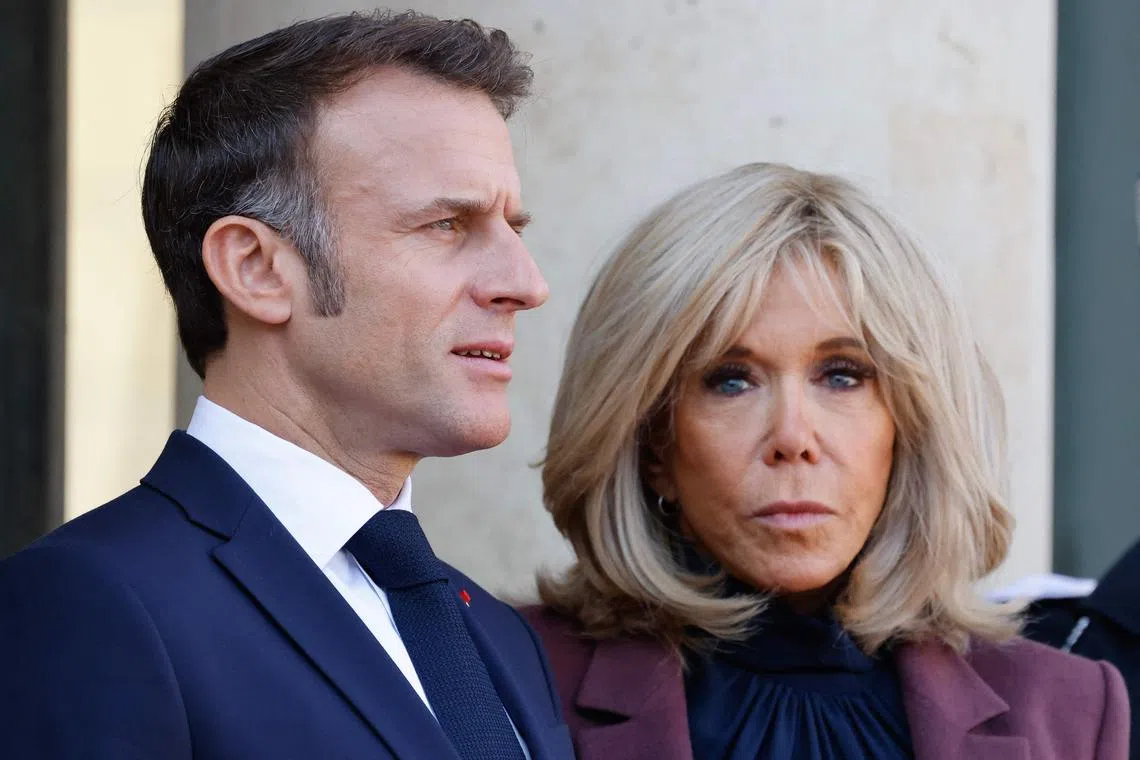 French President Emmanuel Macron and his wife, Mrs Brigitte Macron, have faced malicious gossip about their relationship for years.