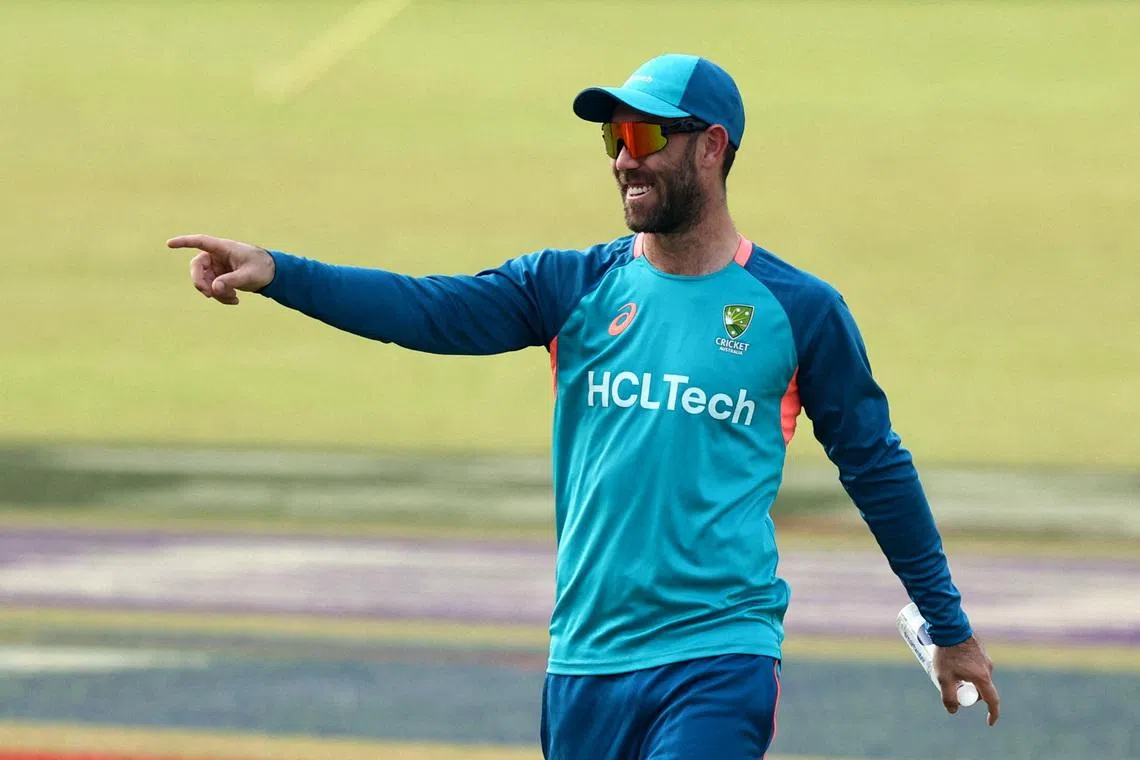 Cricket - ICC Cricket World Cup 2023 - Semi-Final - Australia Practice - Eden Gardens, Kolkata, India - November 14, 2023 Australia's Glenn Maxwell during practice REUTERS/Andrew Boyers