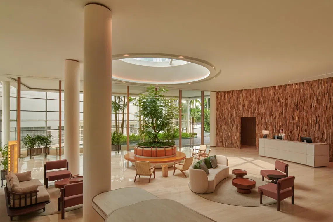 Amara Sanctuary Sentosa sits on leasehold land with a tenure that expires at the end of 2075, according to sources.