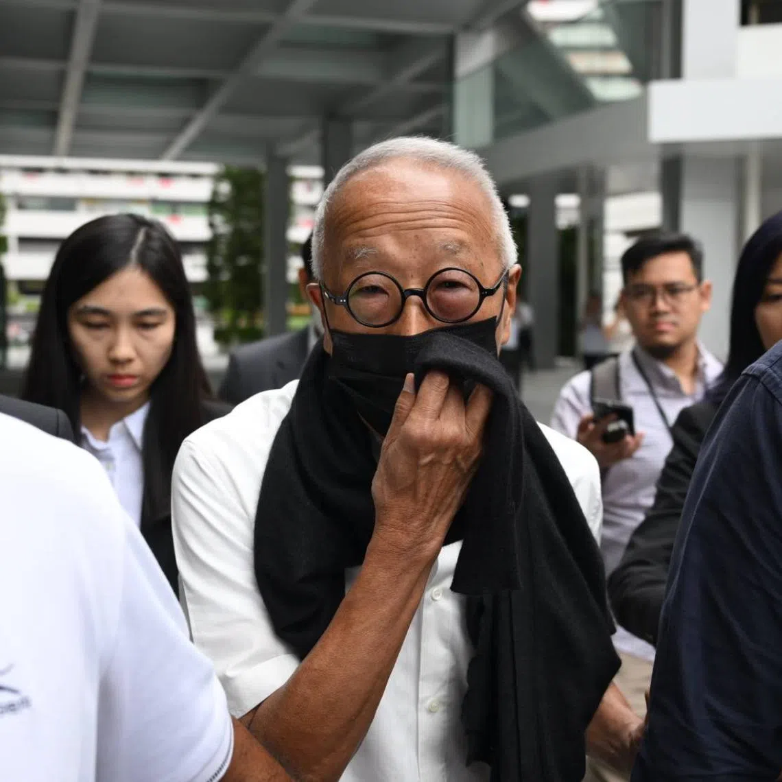 Property tycoon Ong Beng Seng leaving the State Courts on Aug 4.