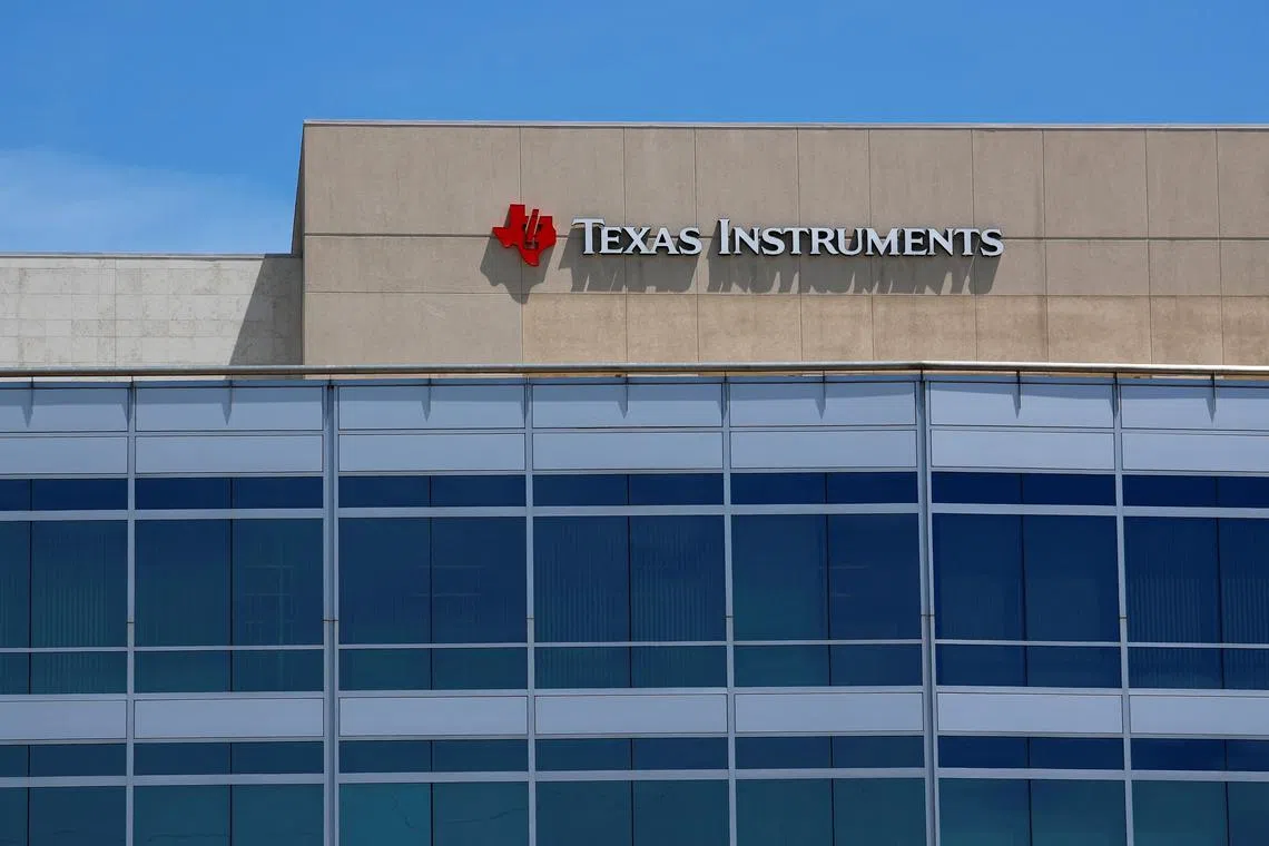 A Texas Instruments Office is shown in San Diego, California, U.S., April 24, 2018.  REUTERS/Mike Blake/File Photo