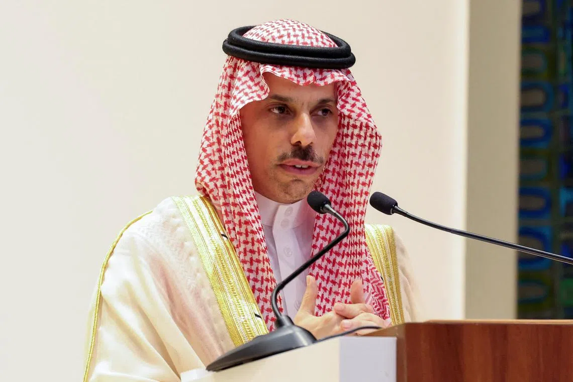 Saudi Foreign Minister Faisal bin Farhan (pictured) is due to meet with Iranian President Ebrahim Raisi.