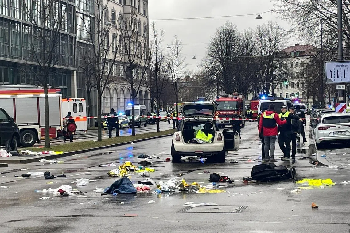 Police said they had detained the driver and did not consider him to be posing any further threat.