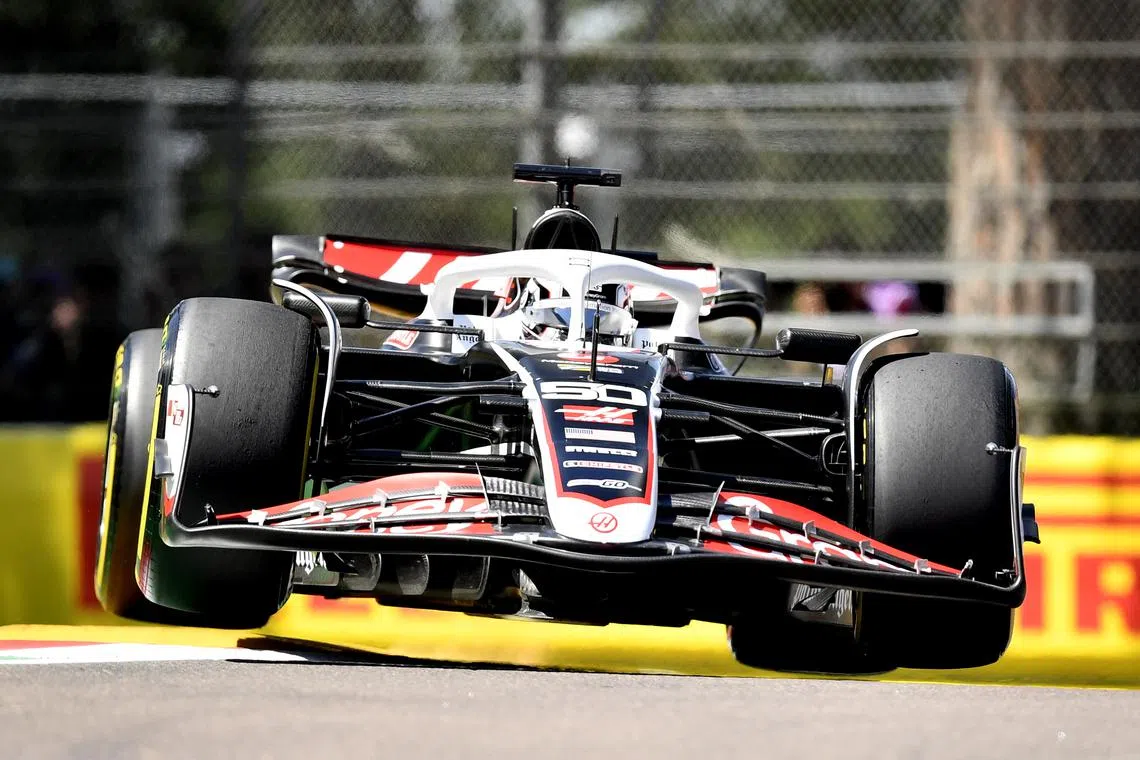 Formula One F1 - Emilia Romagna Grand Prix - Autodromo Enzo e Dino Ferrari, Imola, Italy - May 17, 2024 Haas' Oliver Bearman during practice REUTERS/Massimo Pinca/File Photo