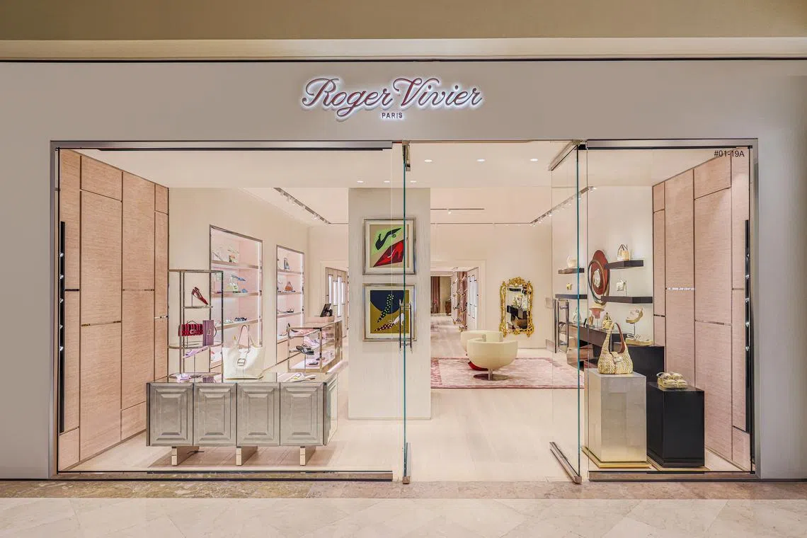 Roger Vivier’s Takashimaya flagship is the first in the region to be styled after a Parisian apartment.