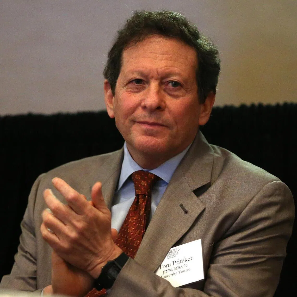 Mr Tom Pritzker (above) has said he “exercised terrible judgment in maintaining contact with” Jeffrey Epstein and his longtime companion Ghislaine Maxwell.