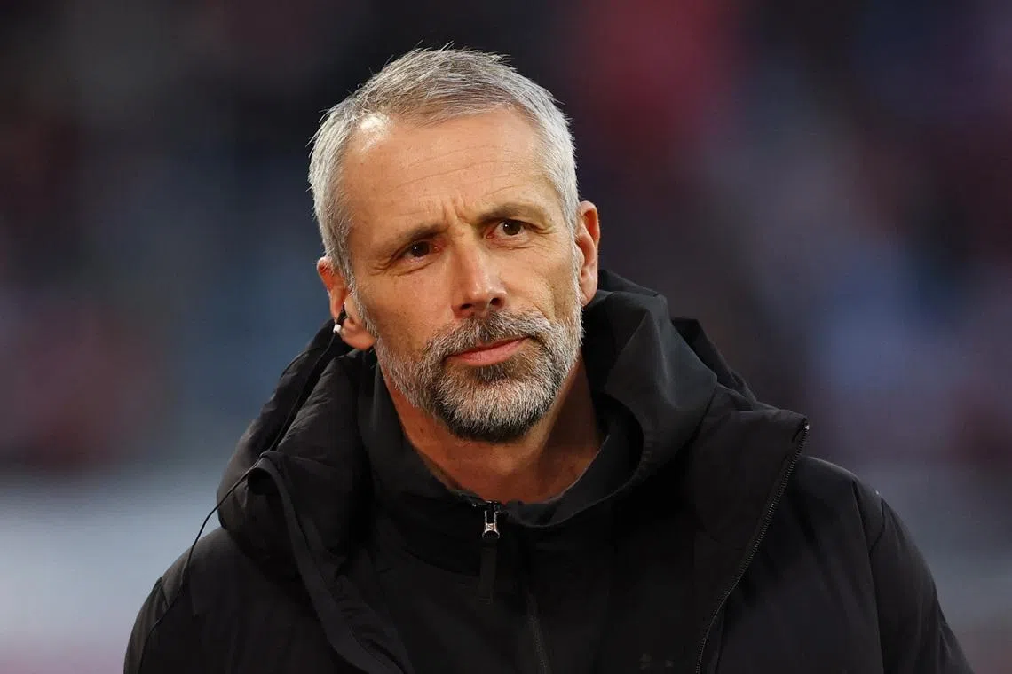 Soccer Football - Bundesliga - RB Leipzig v Borussia Dortmund - Red Bull Arena, Leipzig, Germany - March 15, 2025 RB Leipzig coach Marco Rose before the match. REUTERS/Lisi Niesner