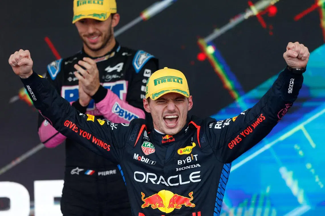 Red Bull's Max Verstappen is seeking to become just the sixth man to win four Formula One world titles.