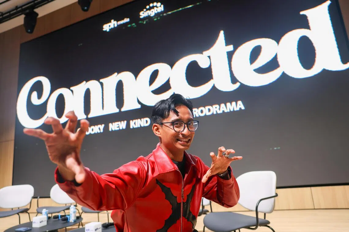 Actor and content creator Fauzi Azzhar stars as an investigator tracking paranormal events in Connected.