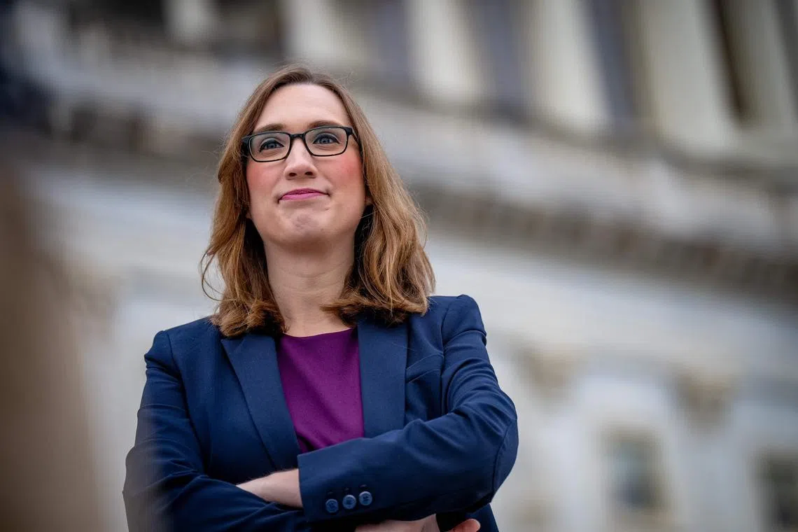 Ms McBride is the first openly transgender person elected to Congress.