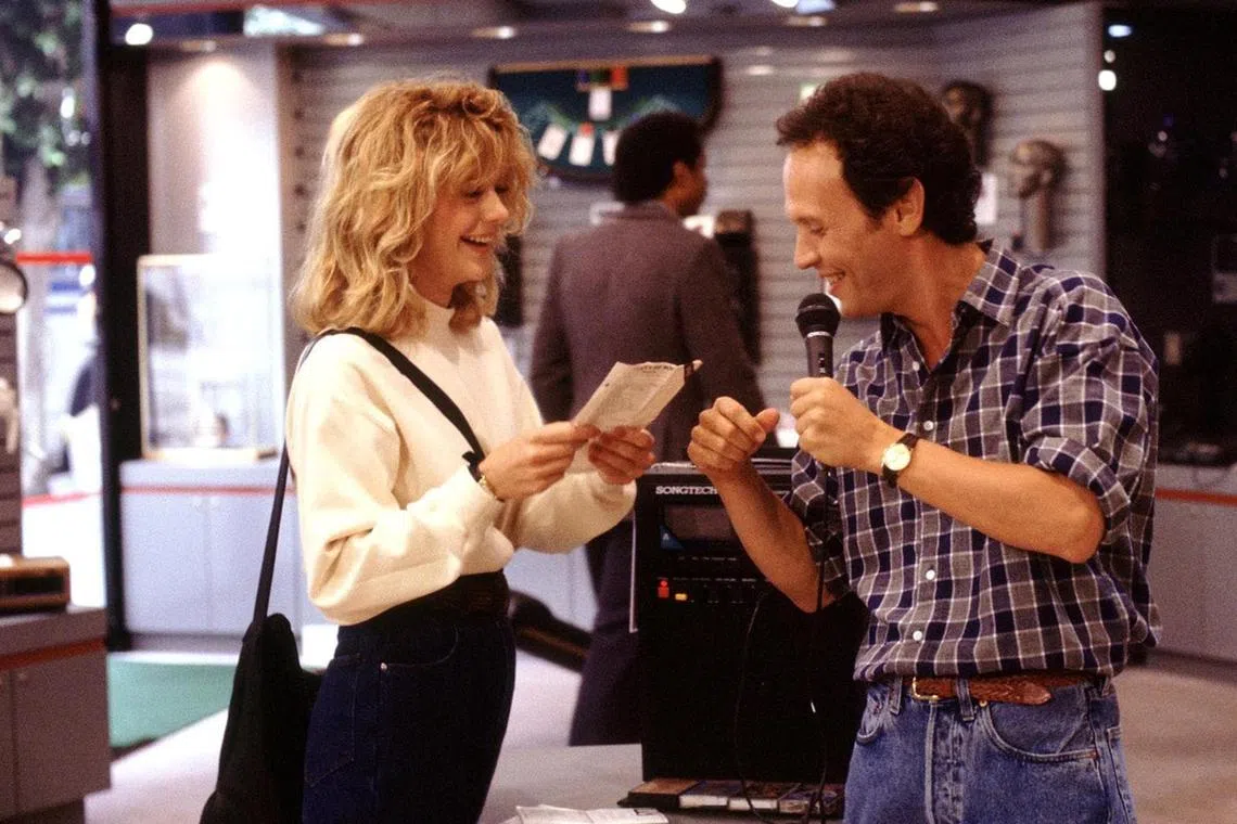 Meg Ryan and Billy Crustal in the romantic comedy When Harry Met Sally, back at The Projector this Christmas season for its 35th anniversary screening.

Source: The Projector