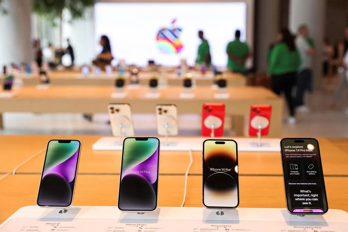 IPhone sales were up 1.5 per cent to US$51.3 billion, besting expectations for a 3.3 per cent drop.