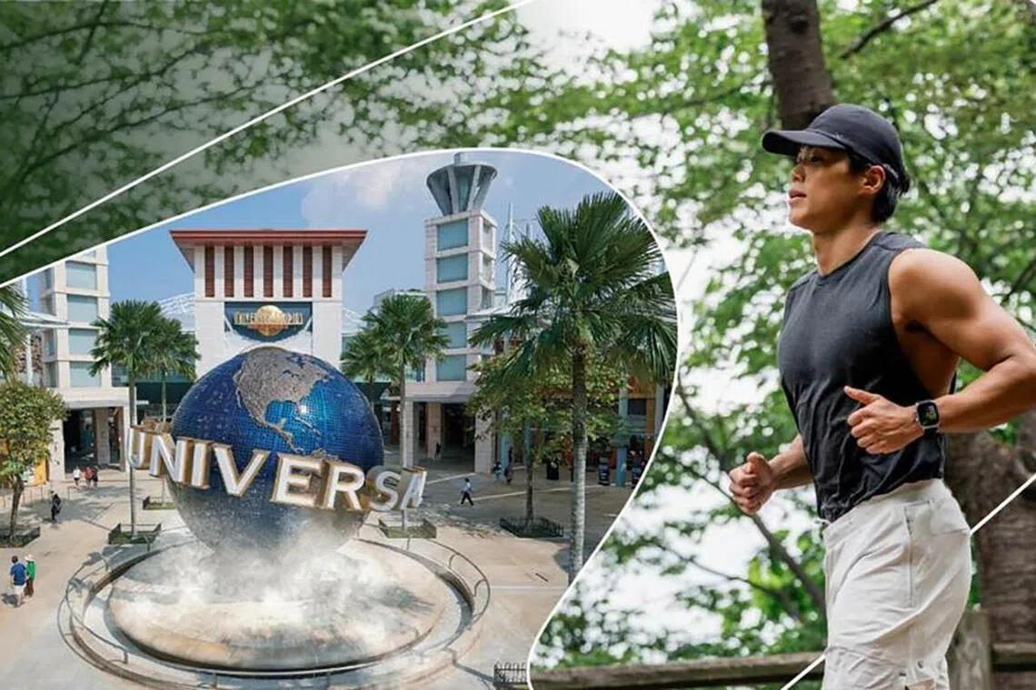 South Korean fitness celebrity Amotti will host the 1km charity walk, which runs from 7 to 8.30am on April 5 at Universal Studios Singapore. 