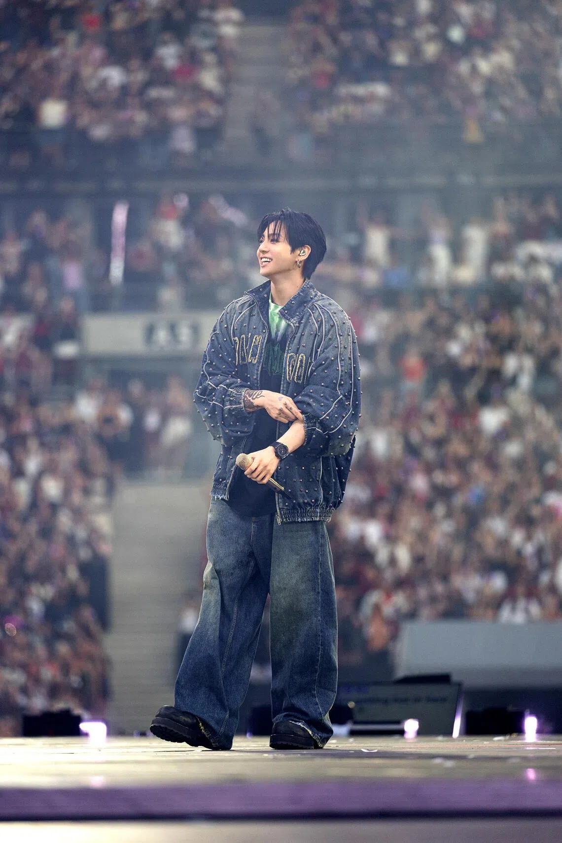 Jungkook in custom Balenciaga.
