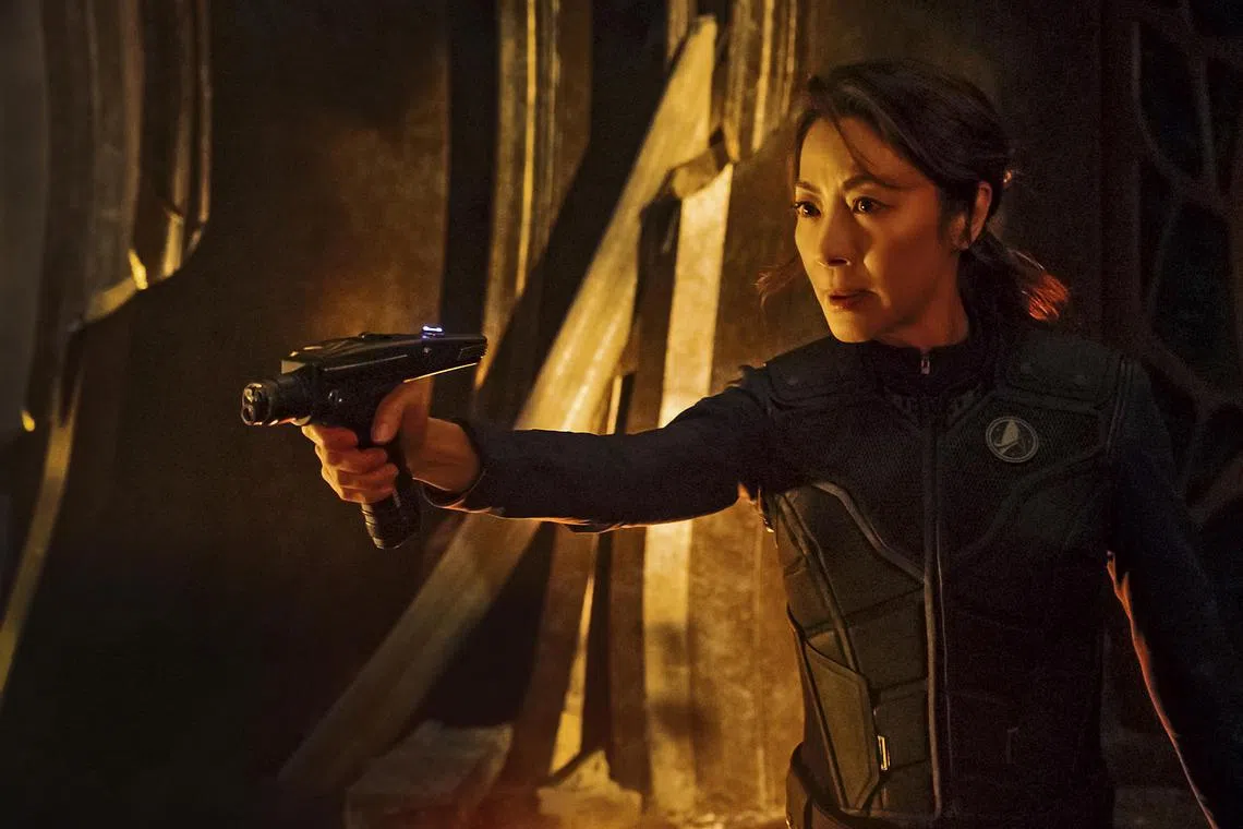 Television still: Star Trek: Discovery starring Michelle Yeoh