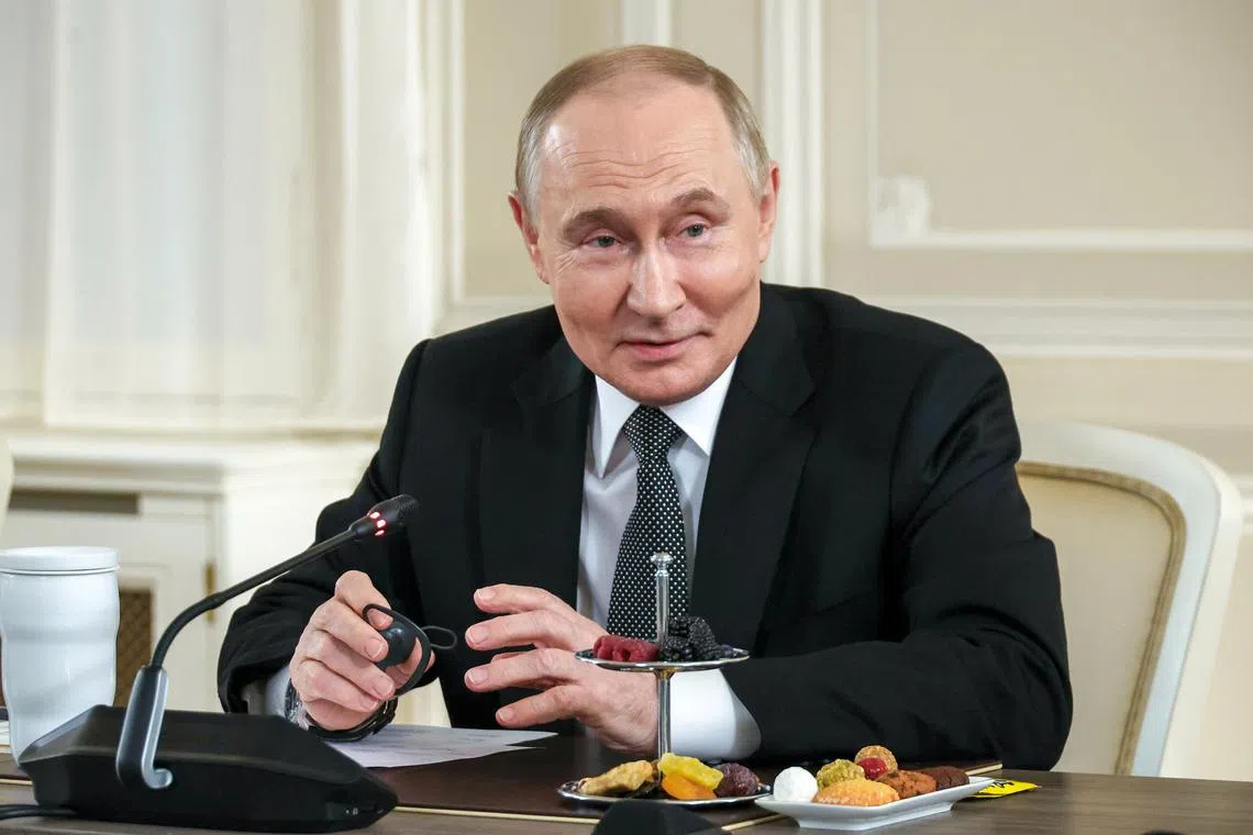 Mr Putin’s remark offers a rare insight into the Russian president’s personal life and illustrates the two nations’ close relationship. 