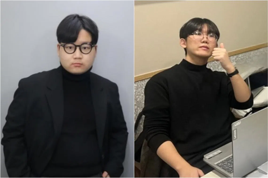 Mr Heo Yul (left) and Mr Kim Si-hyun are youth leaders who feel there is no way forward for South Korea except to remove the president from office immediately.