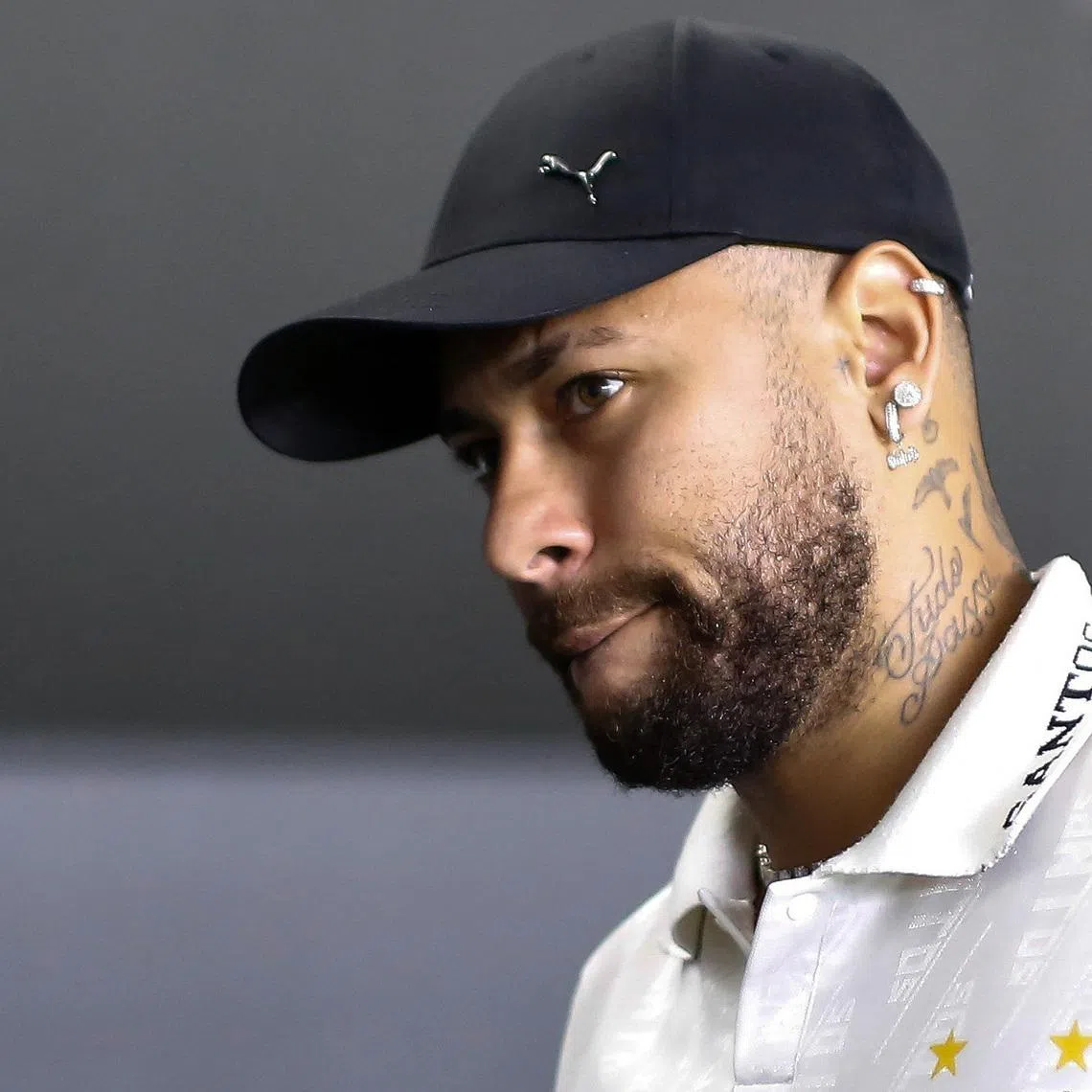 Soccer Football - Brasileiro Championship - Santos v Sao Paulo - Estadio Urbano Caldeira, Santos, Brazil - February 4, 2026 Santos' Neymar inside the stadium during the match REUTERS/Thiago Bernardes