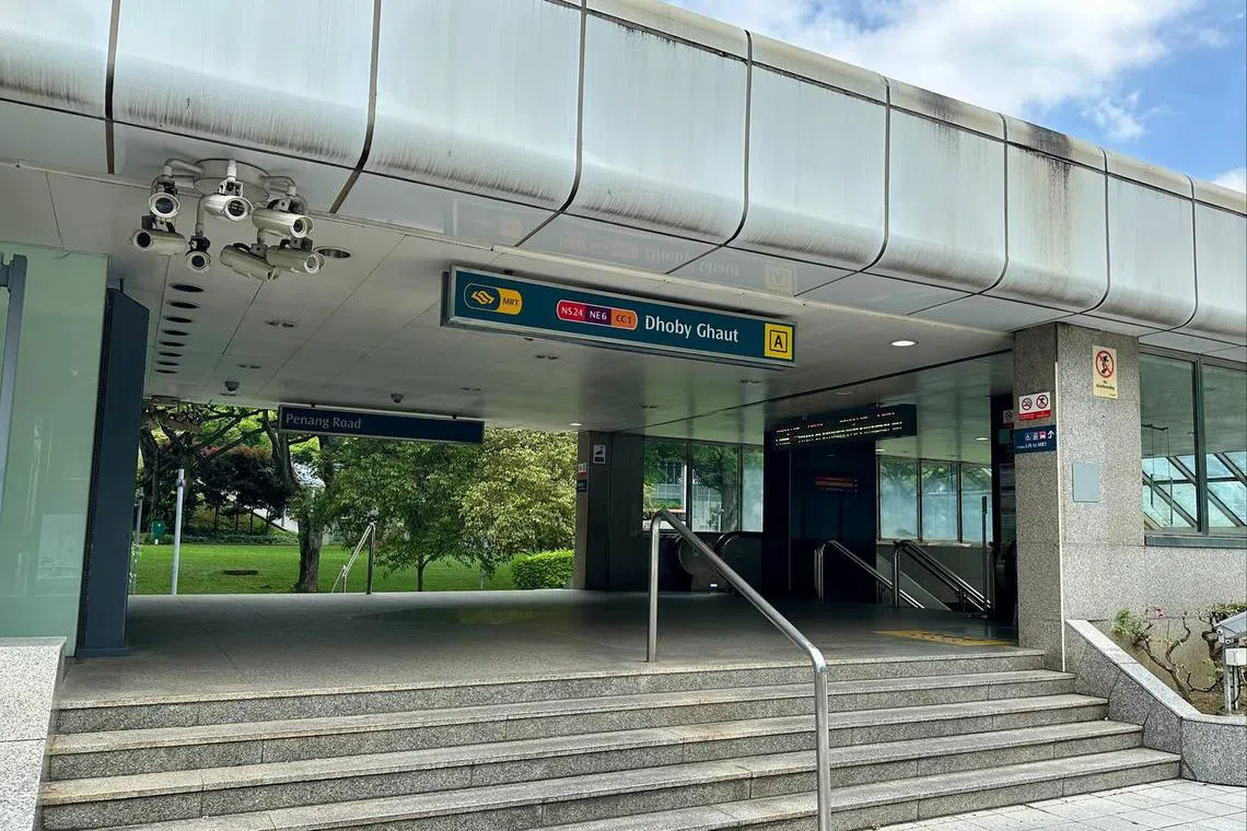 LTA advised commuters using Dhoby Ghaut MRT station to factor in additional time and avoid carrying along bulky items as this may prolong the screening.