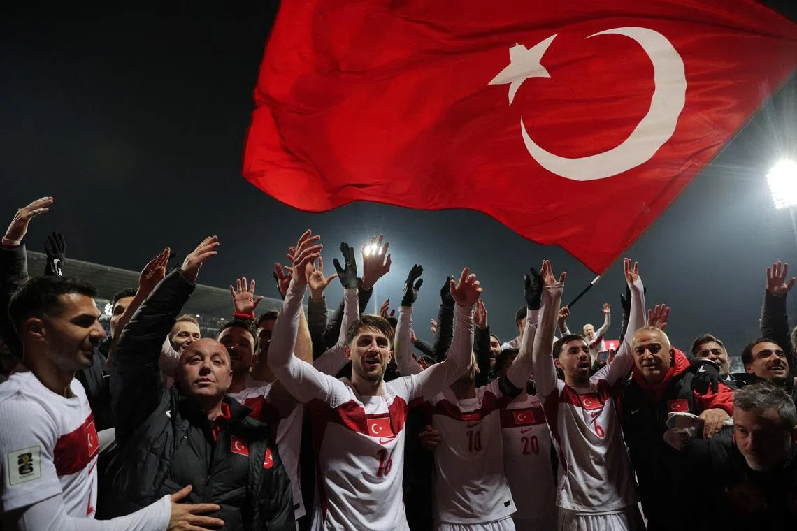 Turkey's new generation eyes World Cup impact after 24-year absence