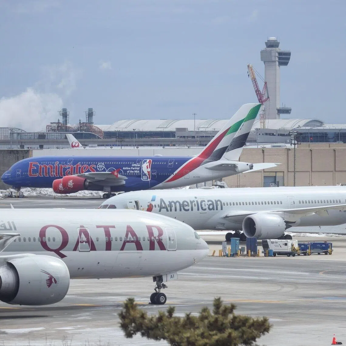 Checks of several airlines’ websites on March 3 showed few near-term bookings available and high prices on offer for flights from Asia to London.