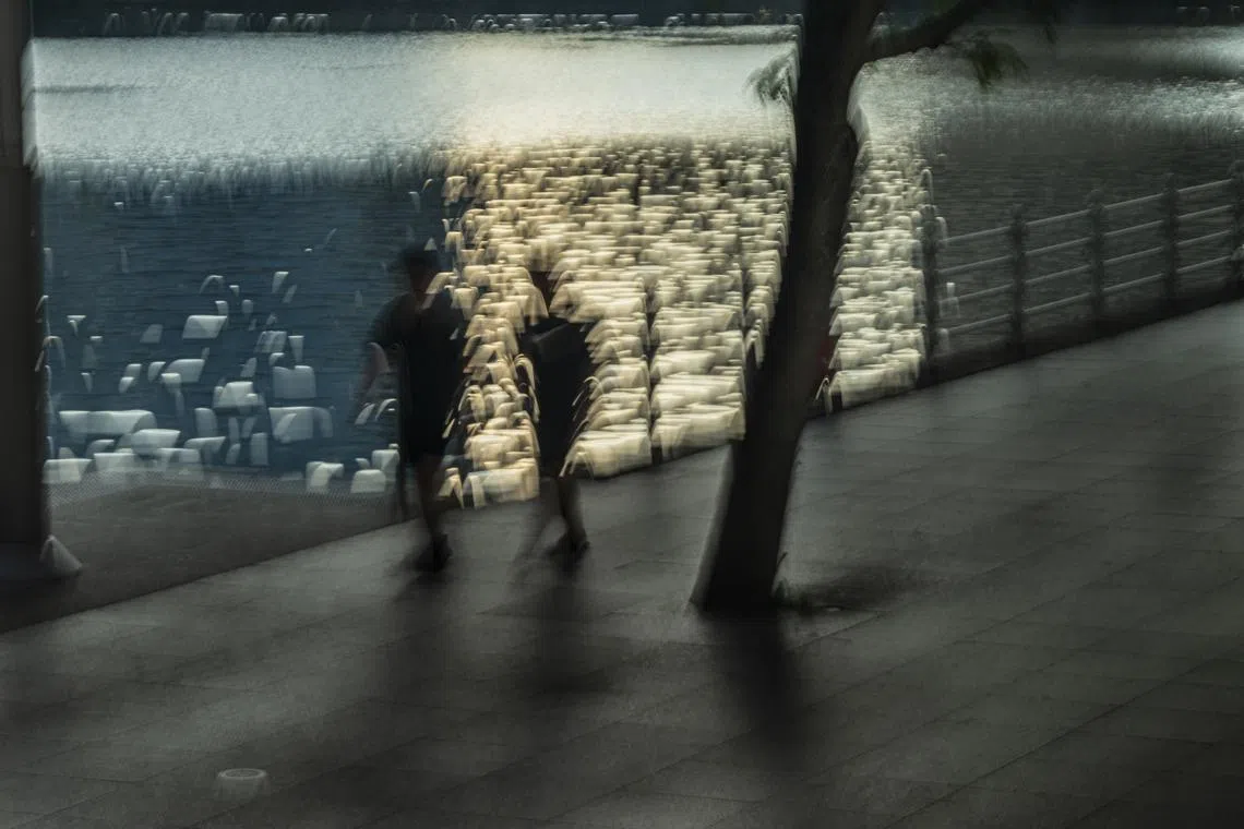Singapore, Empress Place, 2024. Two Rivers by Melisa Teo will be at the Anderson Bridge. 