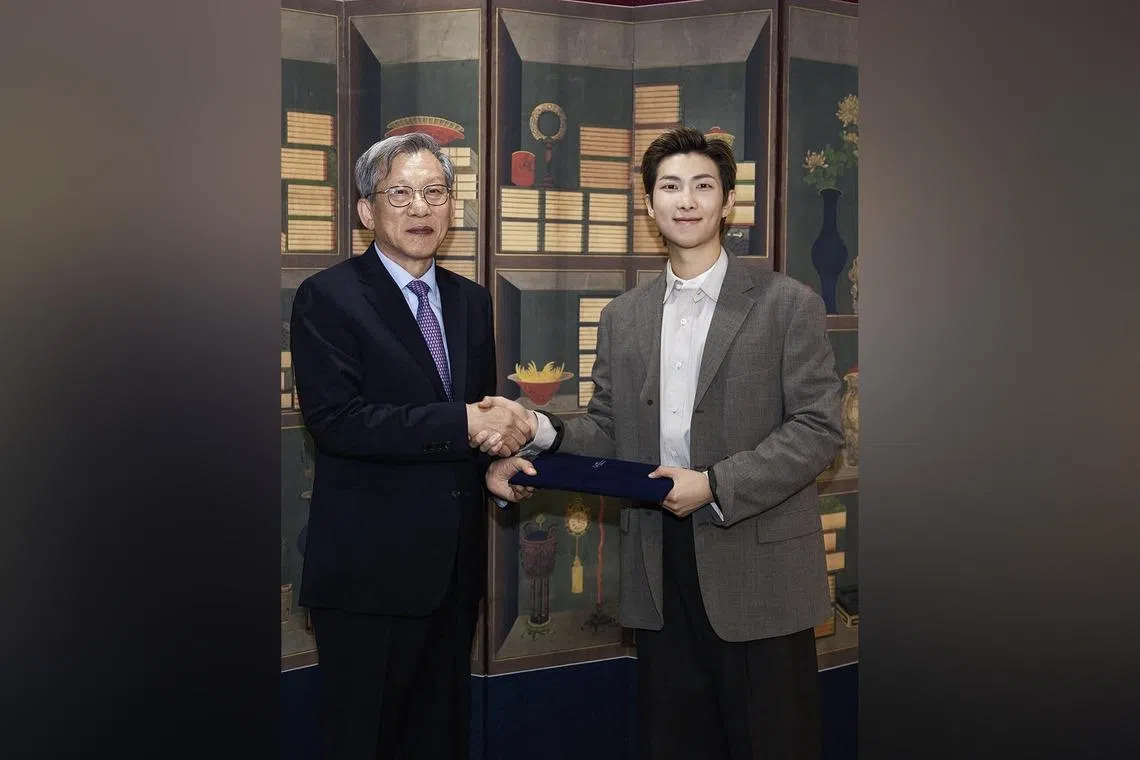 RM is now the face of South Korea’s national museum