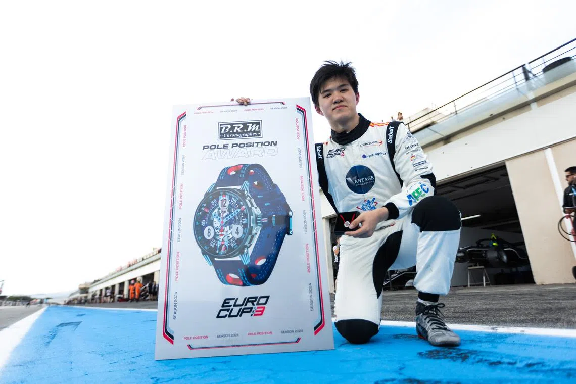 To achieve his dream of becoming an F1 driver, the 17-year-old Christian Ho moved to Europe when he was 10 and has since chalked up several major achievements.