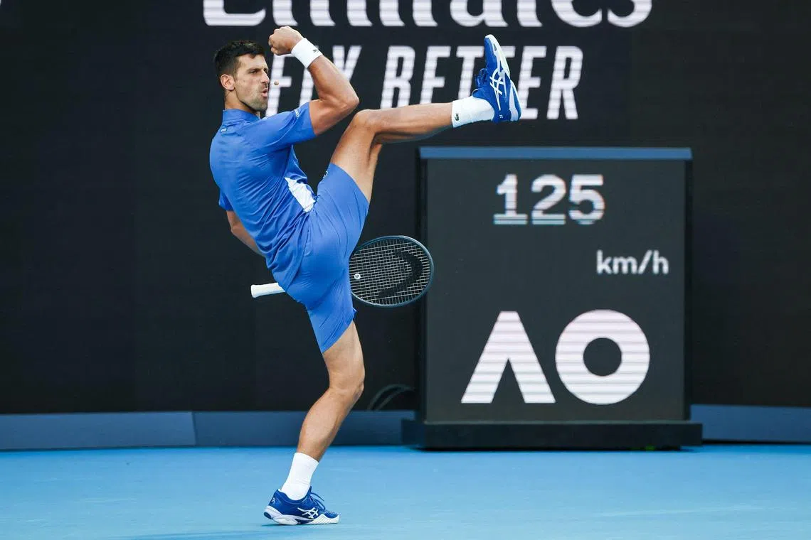 At 36, Novak Djokovic is still the man to beat at the Australian Open and in men's tennis in general.