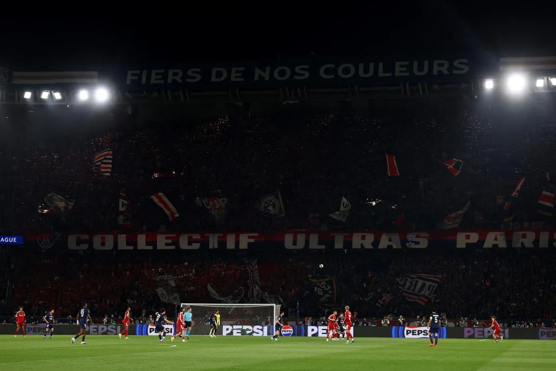 Soccer Football - UEFA Champions League - Quarter Final - First Leg - Paris St Germain v Liverpool - Parc des Princes, Paris, France - April 8, 2026 General view during the match Action Images via Reuters/Lee Smith