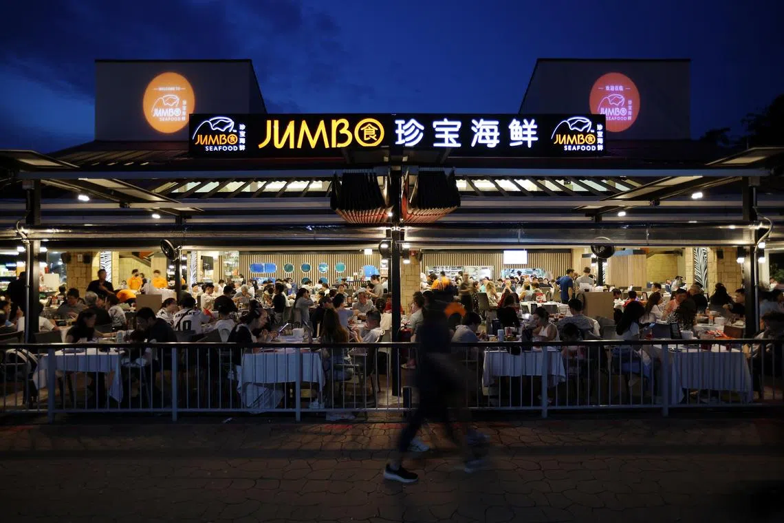 The Jumbo Seafood outlet at East Coast Seafood Centre, established in 1987, is the restaurant chain's first.