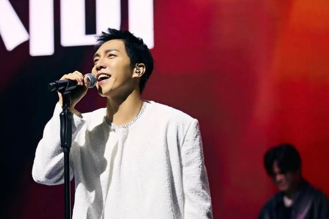 South Korean actor-singer Lee Seung-gi will be in Singapore for a concert at Resorts World Sentosa.
