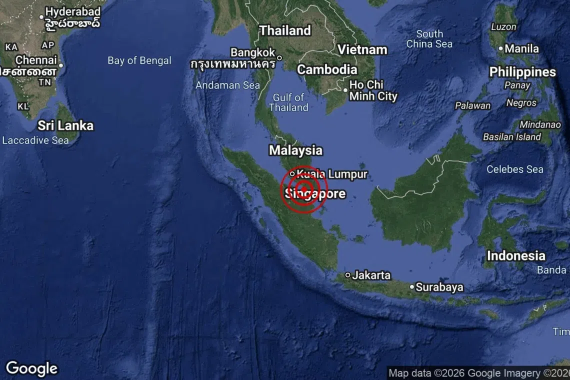 The 3.1-magnitude tremor occurred at 4.12pm at a depth of 10km.