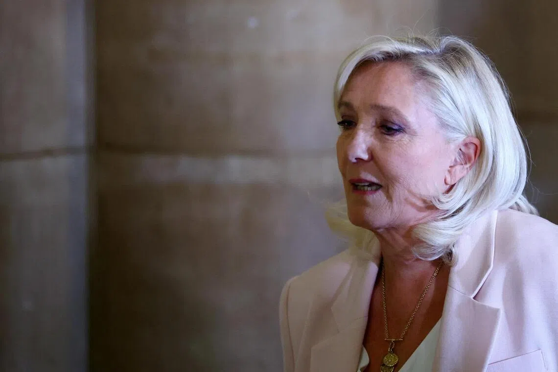 The court ordered Marine Le Pen to wear an electronic ankle tag for one year, making a presidential campaign politically and logistically difficult.