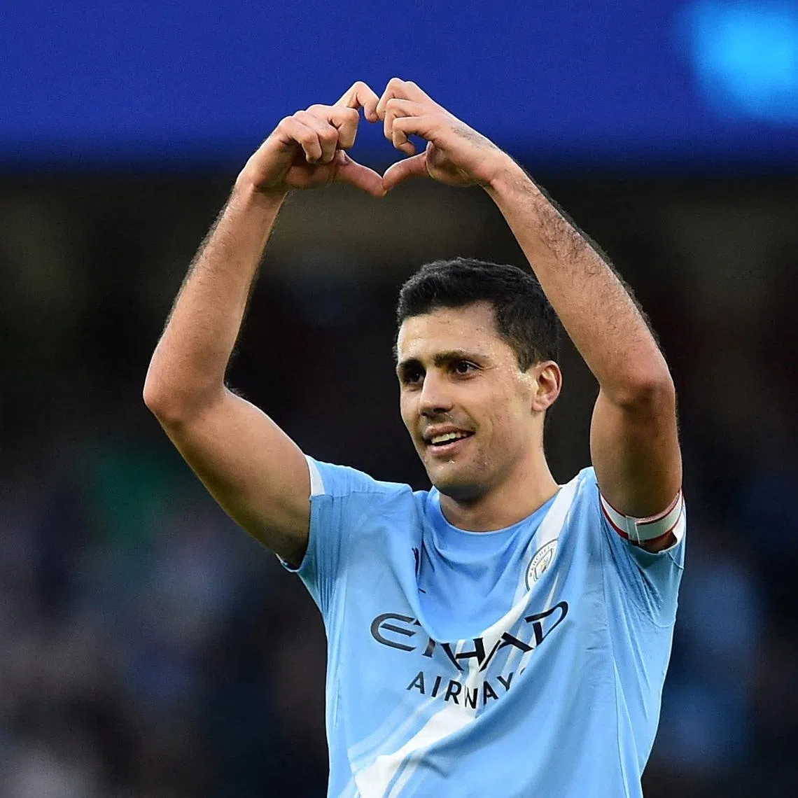 FILE PHOTO: Soccer Football - FA Cup - Third Round - Manchester City v Exeter City - Etihad Stadium, Manchester, Britain - January 10, 2026 Manchester City's Rodri celebrates scoring their second goal REUTERS/Peter Powell/File Photo