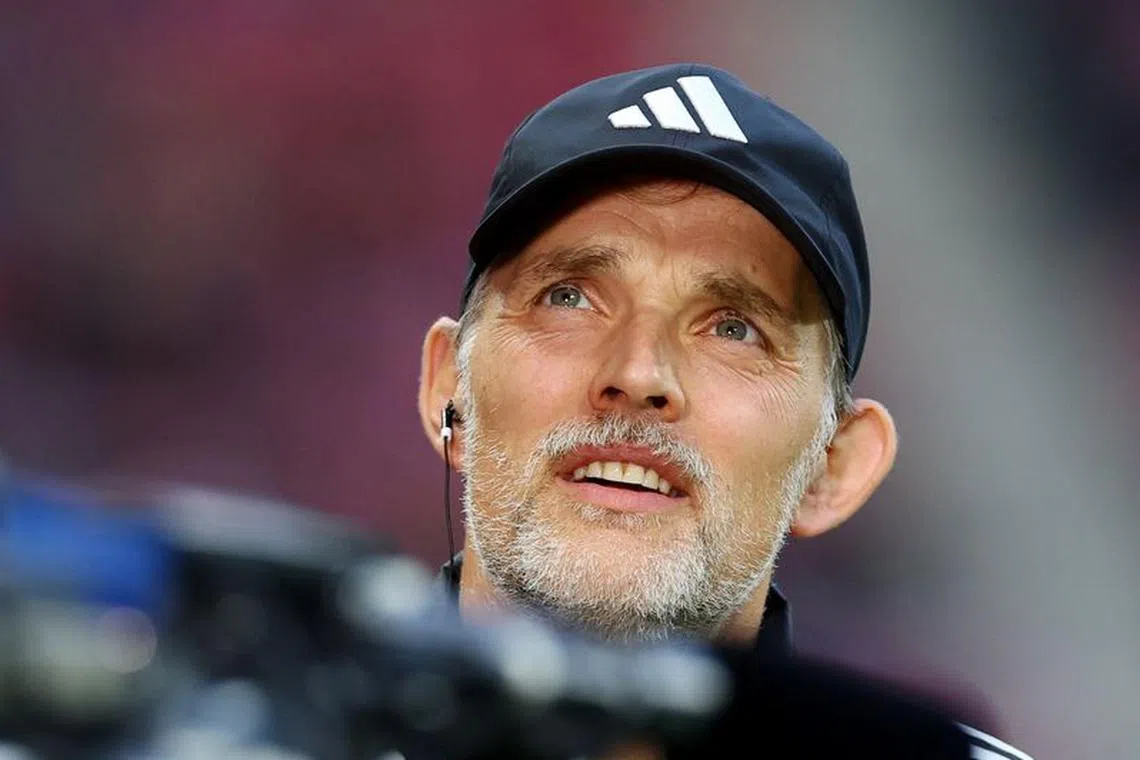 FILE PHOTO: Soccer Football - Bundesliga - 1. FSV Mainz 05 v Bayern Munich - MEWA Arena, Mainz, Germany - October 21, 2023 Bayern Munich coach Thomas Tuchel before the match REUTERS/Kai Pfaffenbach/File Photo
