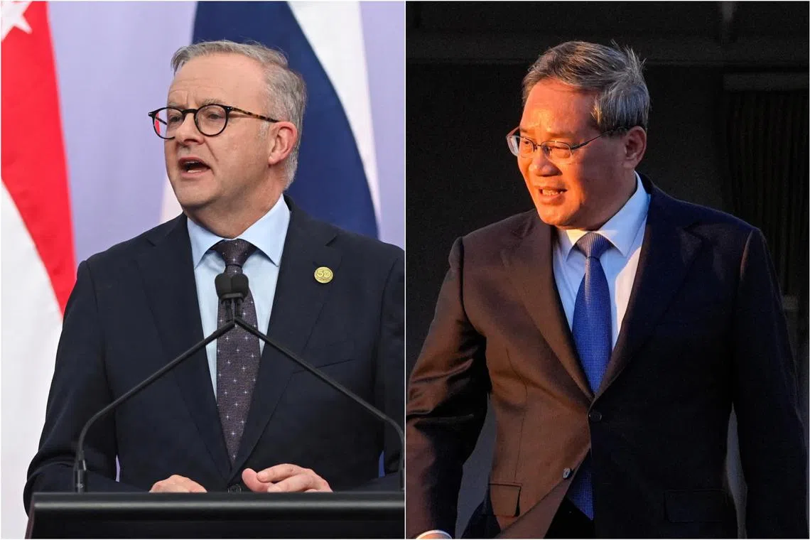 Australia's Prime Minister Anthony Albanese and Chinese Premier Li Qiang will meet on June 17 in the first such visit by a Chinese premier in seven years.