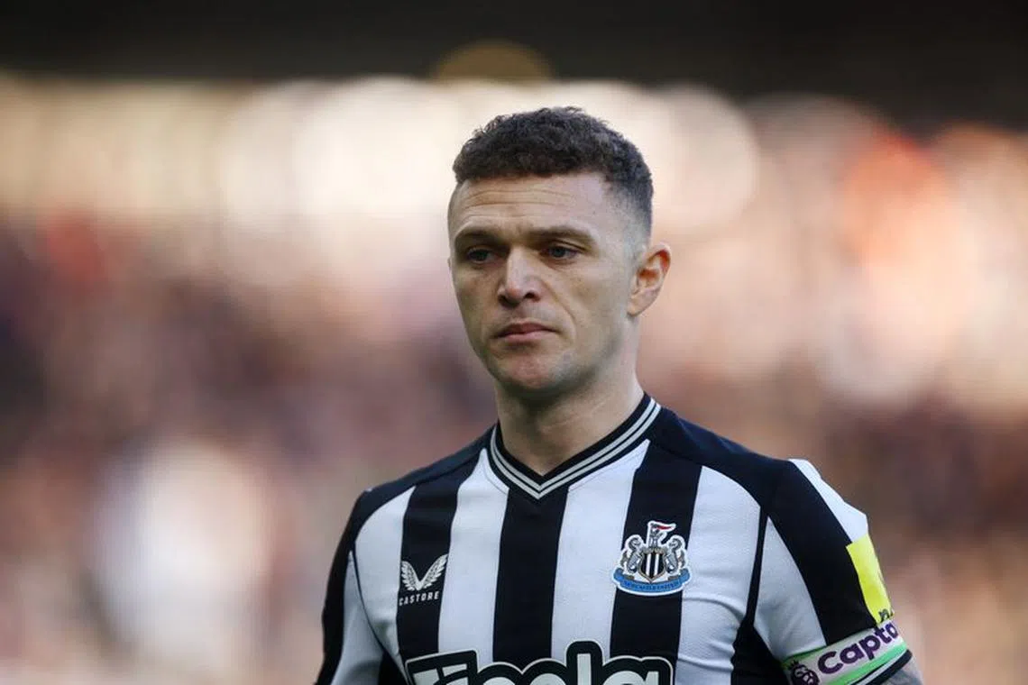Soccer Football - Premier League -  Newcastle United v Nottingham Forest - St James' Park, Newcastle, Britain - December 26, 2023 Newcastle United's Kieran Trippier Action Images via Reuters/Lee Smith/File Photo