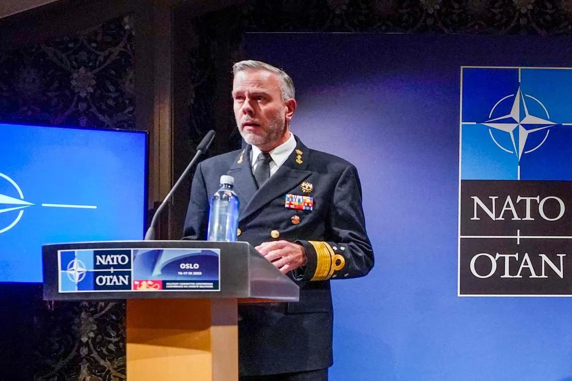 Admiral Rob Bauer, who chairs Nato’s Military Committee, said China’s intentions for the region remain opaque.